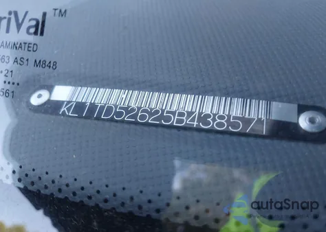 2005 Chevrolet Aveo Ls из США, поврежденный, VIN KL1TD52625B438571